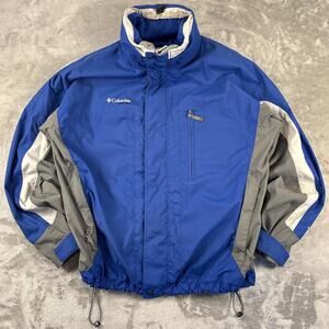 Vintage y2k Columbia Core interchange Shell Jacket Blue Black Gray